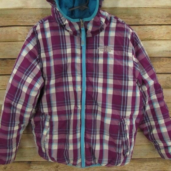 The North Face 550 Girl's Reversible Hooded Jacket - Picture 6 of 16